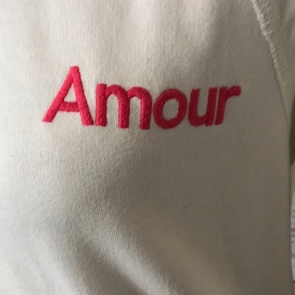 J.Crew Amour‎ white crewneck size small popover sweater